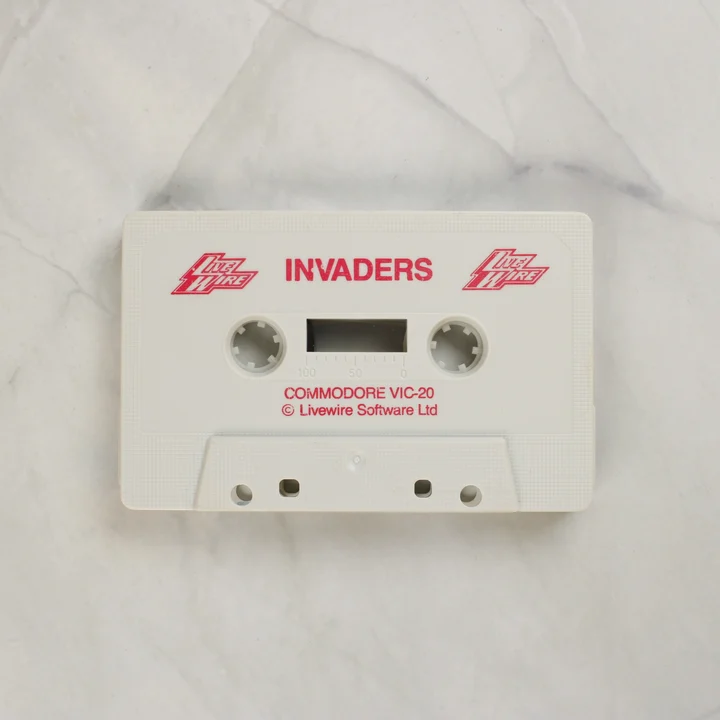Invaders Commodore VIC-20 magnetofonkazetta