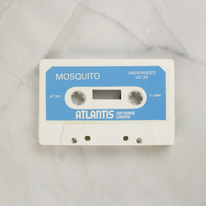 Mosquito videójáték fehér magnókazetta