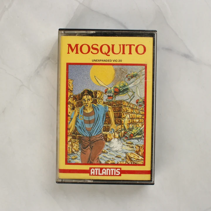 Mosquito videójáték Commodore VIC-20 kazetta tokban