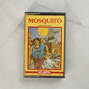 Mosquito videójáték Commodore VIC-20 kazetta tokban