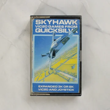 Skyhawk videójáték tokban Commodore VIC-20-hoz