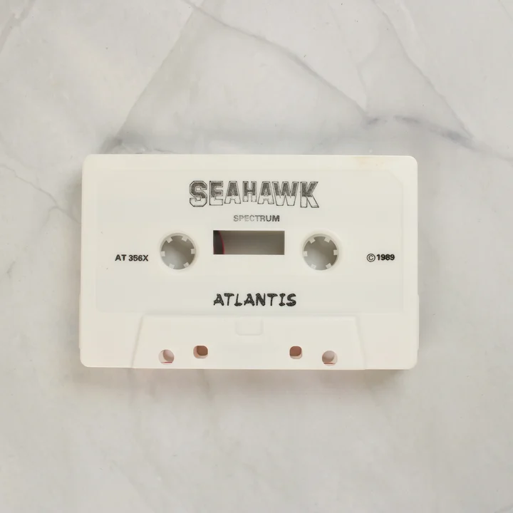 Fehér Seahawk videójáték kazetta ZX Spectrumhoz