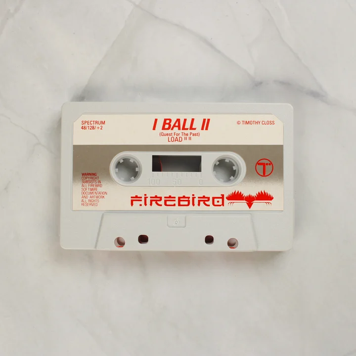 I Ball II ZX Spectrum szoftverkazetta közelről