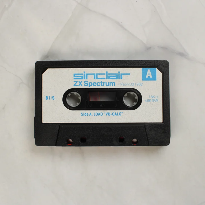 Sinclair ZX Spectrum VU-CALC magnókazetta