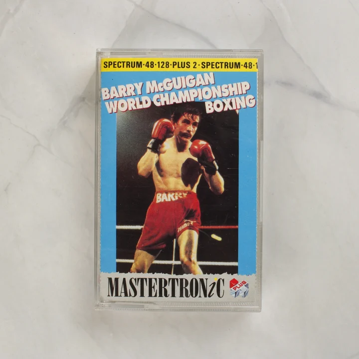 Barry McGuigan World Championship Boxing ZX Spectrum játék elölnézete tokban