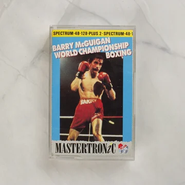 Barry McGuigan World Championship Boxing ZX Spectrum játék elölnézete tokban