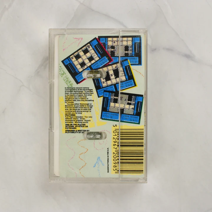 Ultimate Combat Mission ZX Spectrum játék kazetta tokban hátulnézetből