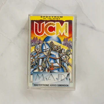 Ultimate Combat Mission ZX Spectrum játék kazetta tokban elölnézetből