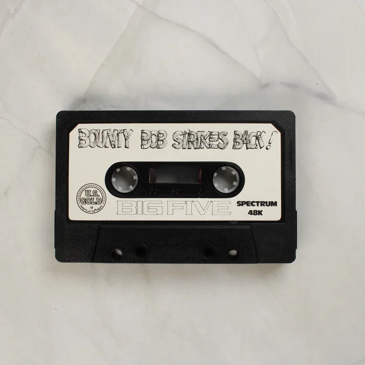 Bounty Bob Strikes Back! ZX Spectrum fekete kazetta