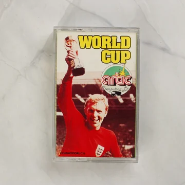 World Cup Commodore C16 videójáték kazetta tokban