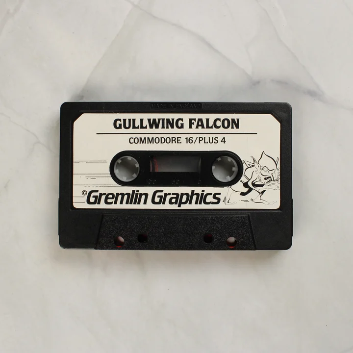 Gullwing Falcon Commodore 16 magnetofonkazetta