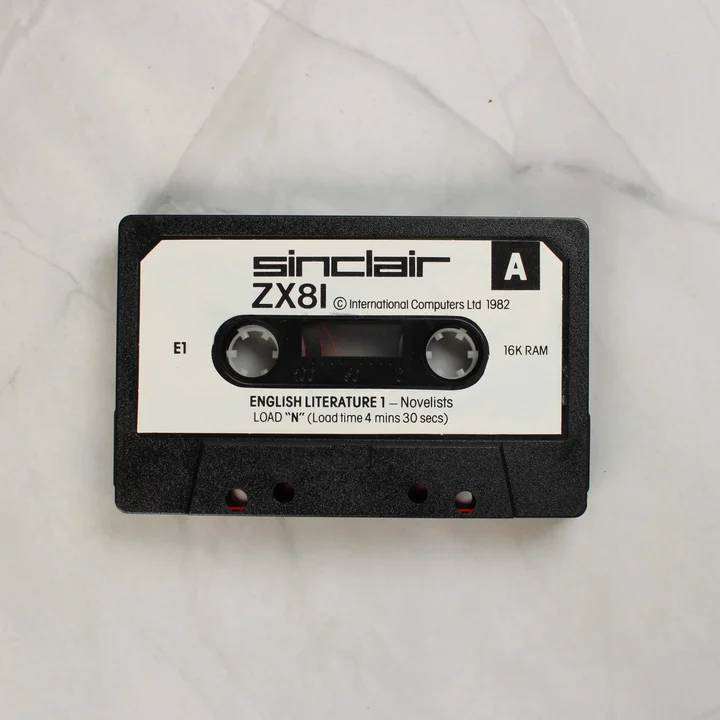 Sinclair ZX81 English Literature 1 magnókazetta