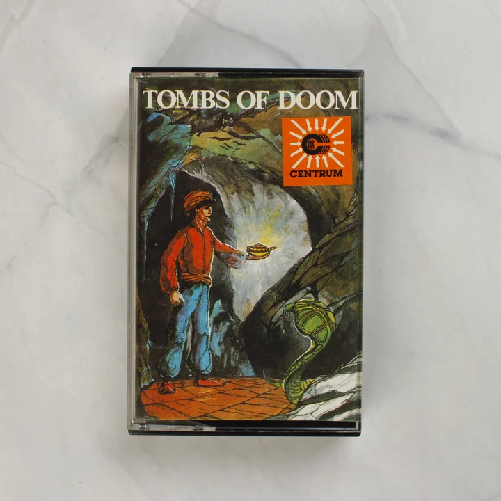 Tombs of Doom Enterprise játék kazetta tokban