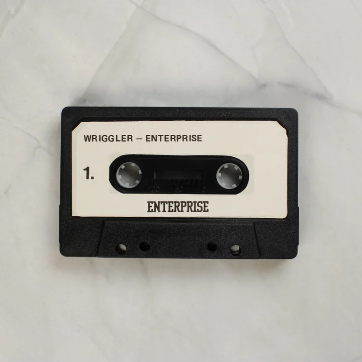 Wriggler Enterprise videójáték kazetta közelről