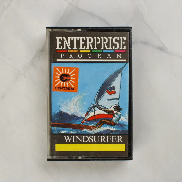 Windsurfer videójáték kazetta tokja elölről