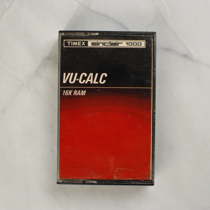 Timex Sinclair 1000 VU-CALC kazetta tokban