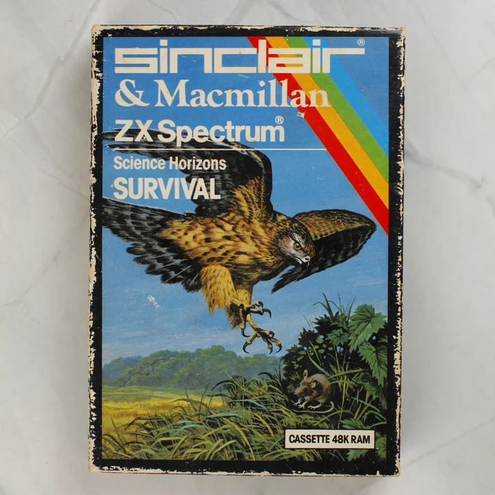 Science Horizons Survival ZX Spectrum játék dobozának eleje