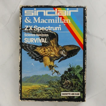 Science Horizons Survival ZX Spectrum játék dobozának eleje