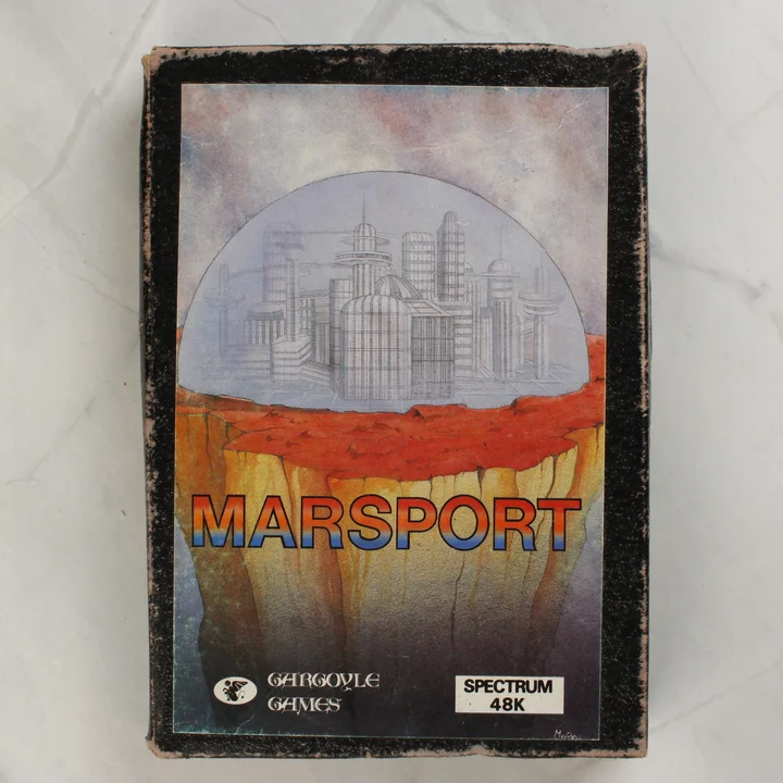 A Marsport videójáték dobozának előlapja