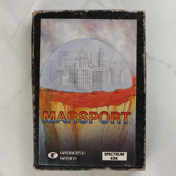 A Marsport videójáték dobozának előlapja