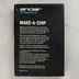 Sinclair ZX Spectrum Make-A-Chip szoftver dobozának hátoldala leírással