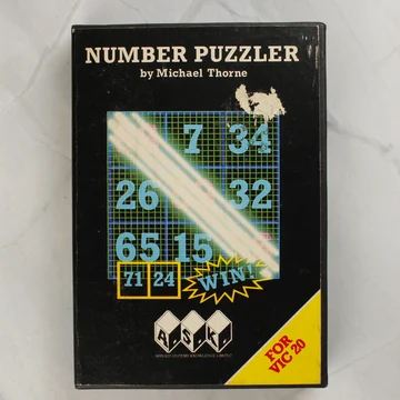 A Number Puzzler videójáték dobozának előlapja