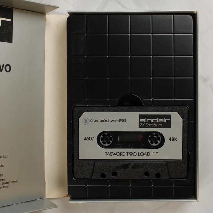 Tasword Two kazetta a belső tálcában