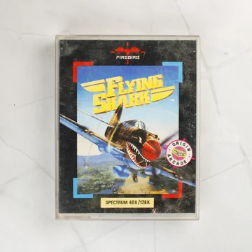 Flying Shark ZX Spectrum játék kazetta tokban elölnézetből