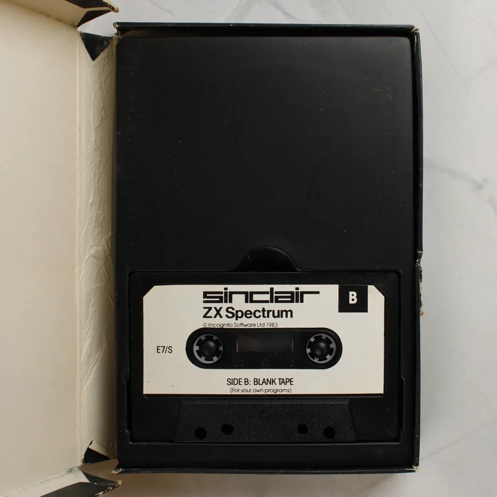 Sinclair ZX Spectrum Musicmaster kazetta a dobozban