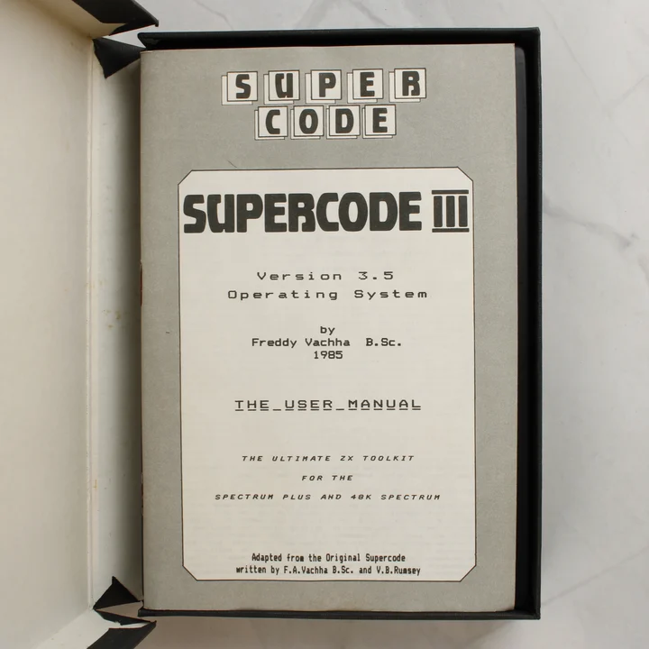 Supercode III felhasználói kézikönyv