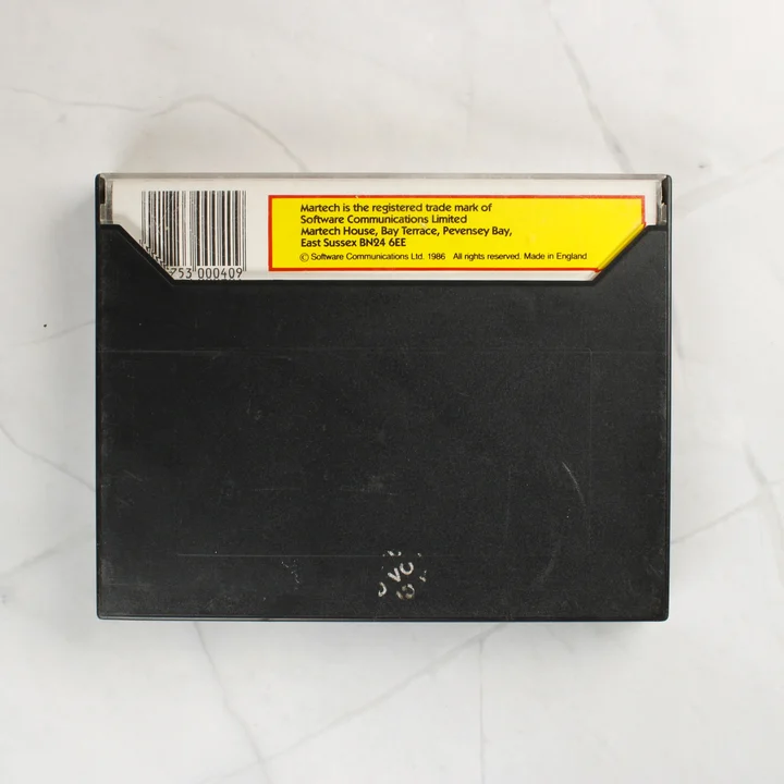 The Planets videójáték tokjának hátoldala vonalkóddal