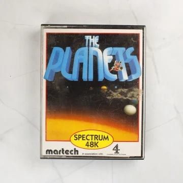 The Planets videójáték borítója ZX Spectrum 48K-hoz