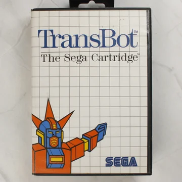 TransBot Sega Master System játék dobozának előlapja