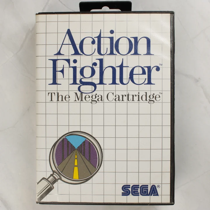 Action Fighter Sega Master System játék dobozának előlapja