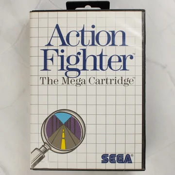 Action Fighter Sega Master System játék dobozának előlapja