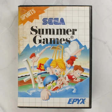 Sega Summer Games videójáték tok elölnézete