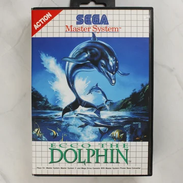 Ecco the Dolphin Sega Master System játék elölnézete