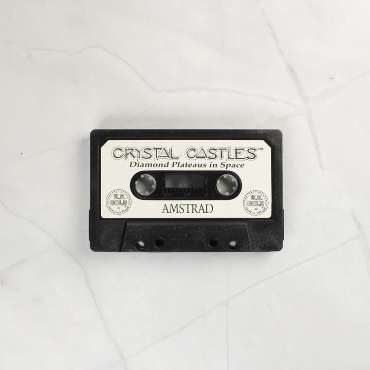 Crystal Castles Amstrad videójáték kazetta külön