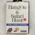 Hang-On & Safari Hunt Sega Master System játék borítója