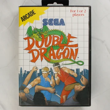 Double Dragon Sega Master System videójáték dobozának előlapja