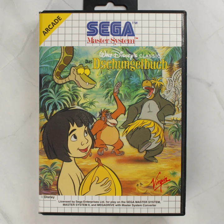 The Jungle Book Sega Master System játék tokjának előlapja