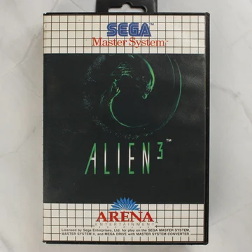 Alien 3 Sega Master System játék dobozának előlapja