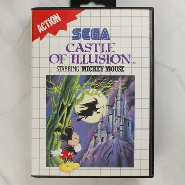 Castle of Illusion Starring Mickey Mouse Sega Master System játék dobozának eleje