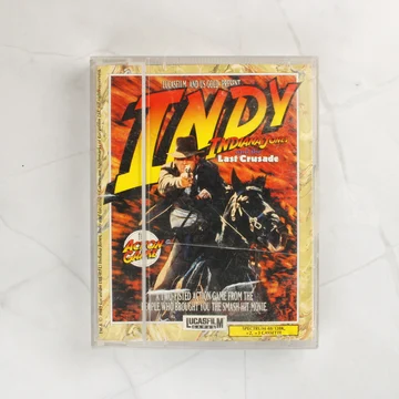 Indiana Jones and the Last Crusade ZX Spectrum játék borítója