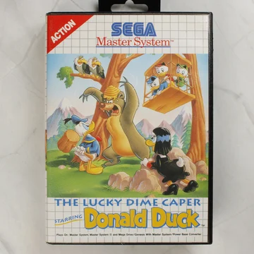 The Lucky Dime Caper Starring Donald Duck Sega Master System játék elölnézete