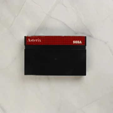 Asterix Sega Master System cartridge elölnézete