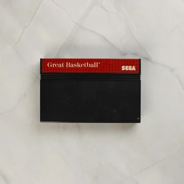 Great Basketball Sega Master System cartridge elölnézete