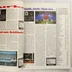 A magazin egyik belső oldala játékismertetőkkel és pontszámokkal.