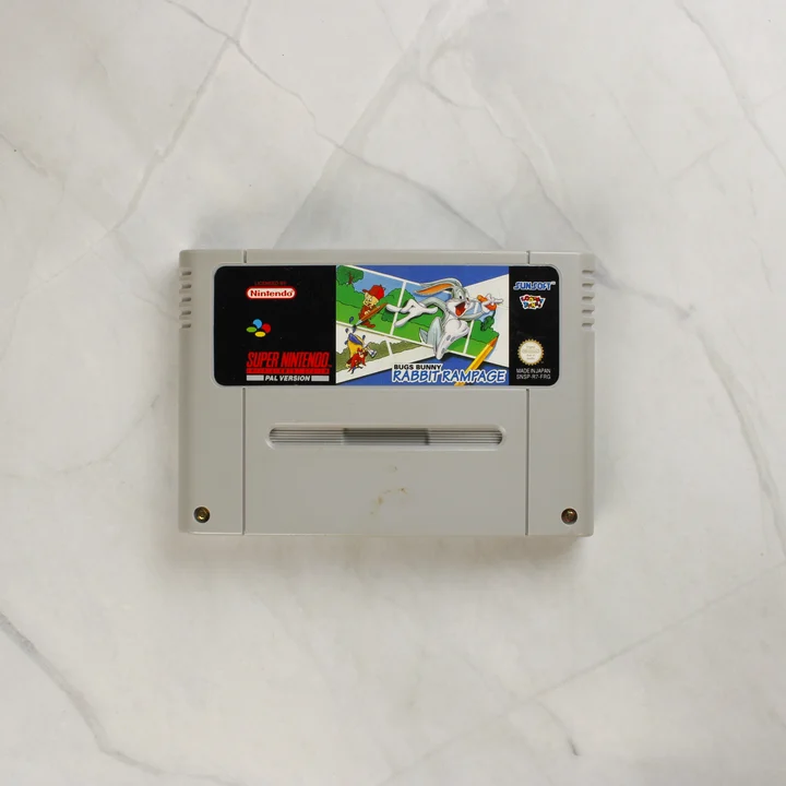 Bugs Bunny Rabbit Rampage SNES játékkazetta