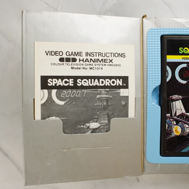 Space Squadron használati útmutató a dobozban